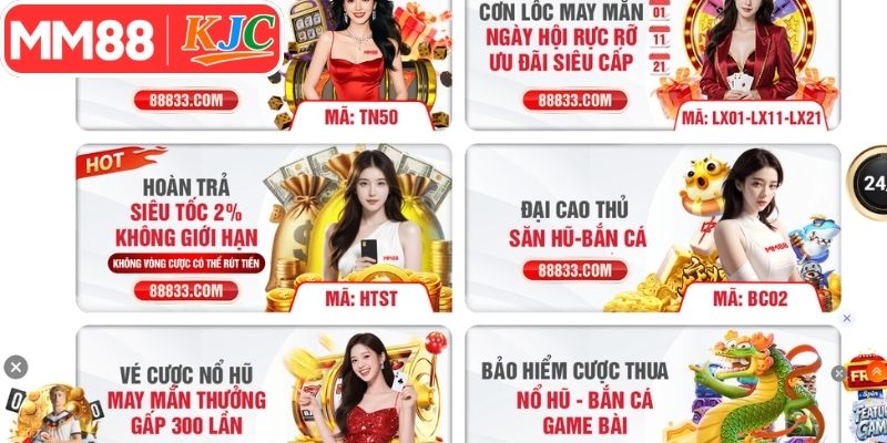 Sảnh chơi mang đến nhiều ưu đãi