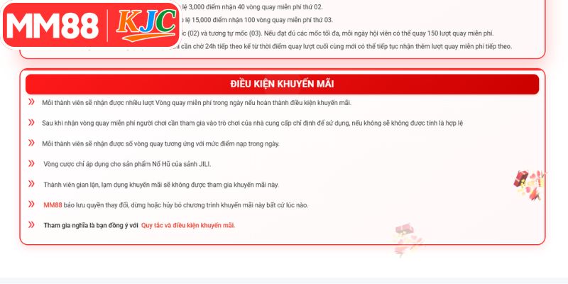 Quy tắc áp dụng lượt xoay thưởng tại sảnh game chỉ định 